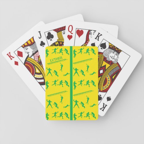Football  playing cards