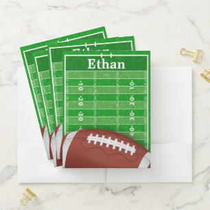 Football Pocket Folder