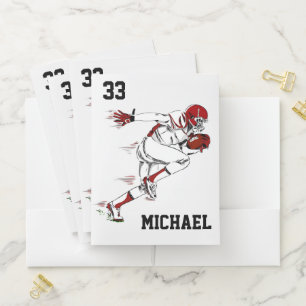 Football Pocket Folder