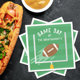 Football Point After Uprights Napkins