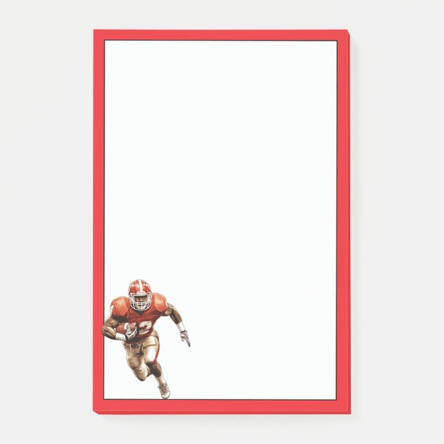 Football  post-it notes (Front)