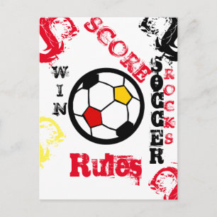 FOOTBALL POSTCARD