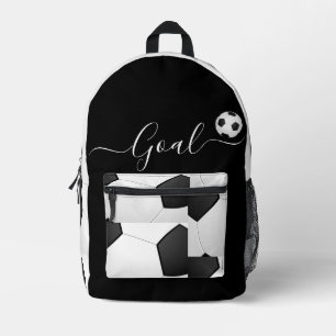 Football Printed Backpack