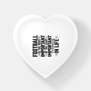 Football Quote Vintage Typography Shirt Design_1 Paperweight