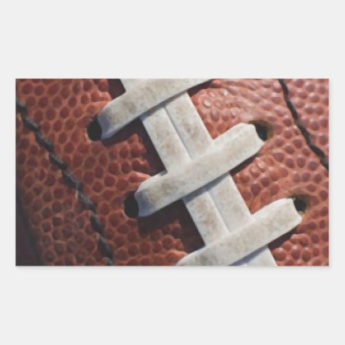 Football Rectangular Sticker