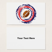 Football Red Blue And White (Front & Back)