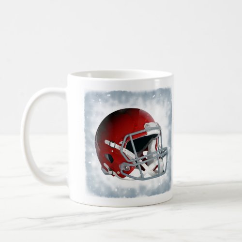Football Red Helmet Coffee Mug