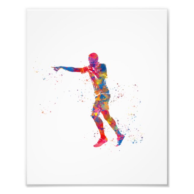 Football referee photo print (Front)
