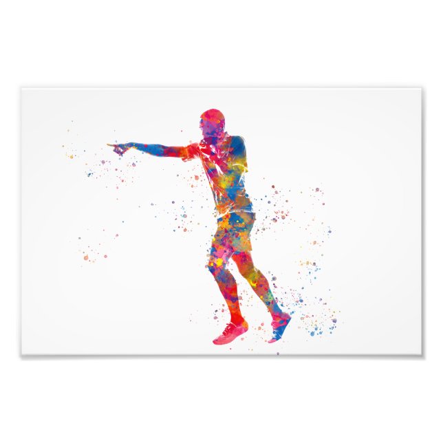Football referee photo print (Front)