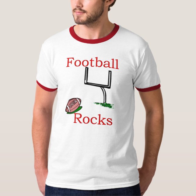 football rocks T-Shirt (Front)
