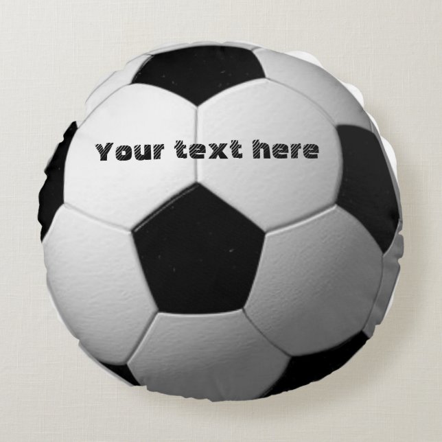 Football Round Pillow (Front)