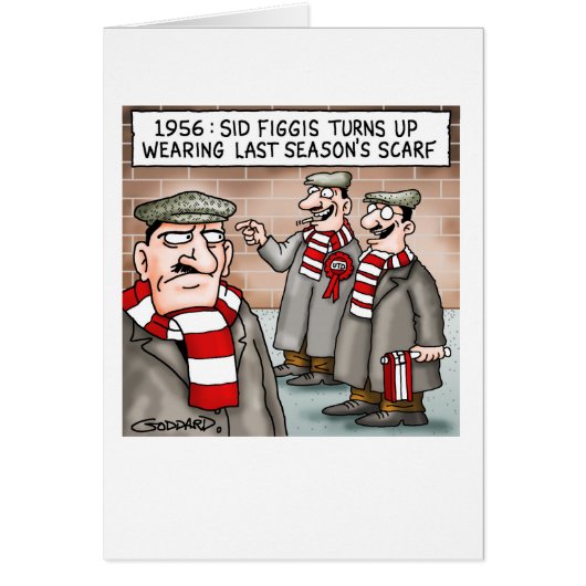 Football Scarf Cards (Front)