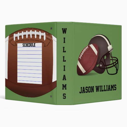 Football School Binder