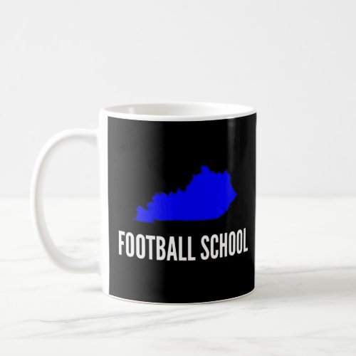 Football School Kentucky State Shape  Coffee Mug