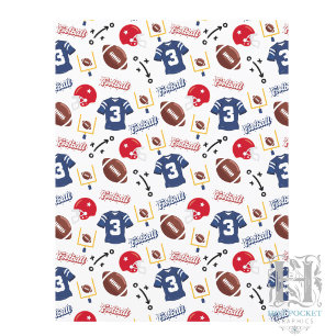 Football Scrapbook Paper