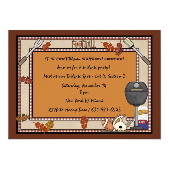 Football Season Invitation