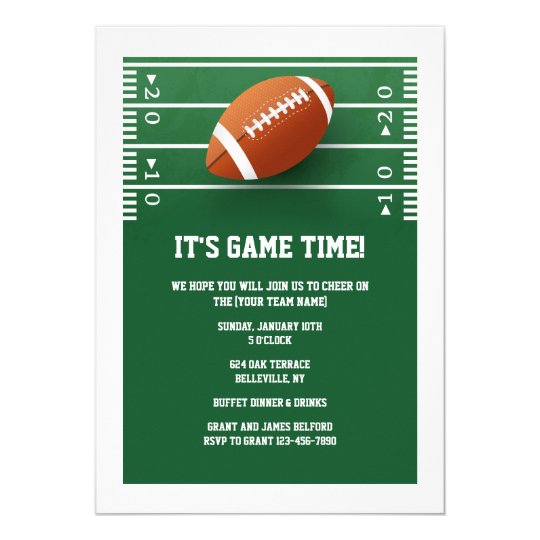 Football Season Invitations | Zazzle.com