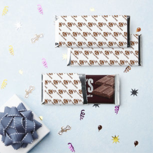 Football second year down boy birthday hershey bar favors
