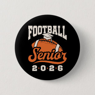 Football Senior Class of 2026 Graduating Button