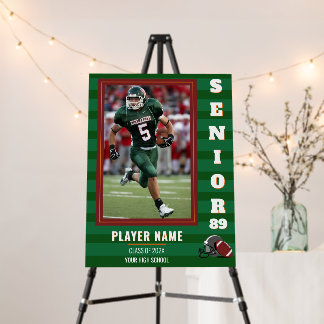Football Senior Night Display Foam Board