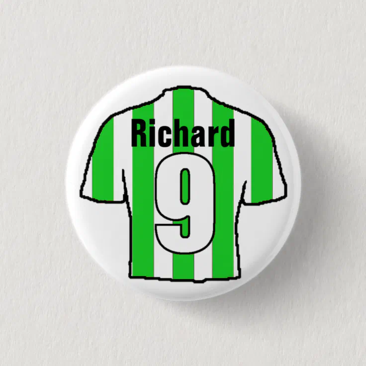 personalise a football shirt