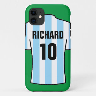 Football Shirt in Light Blue Case-Mate iPhone Case