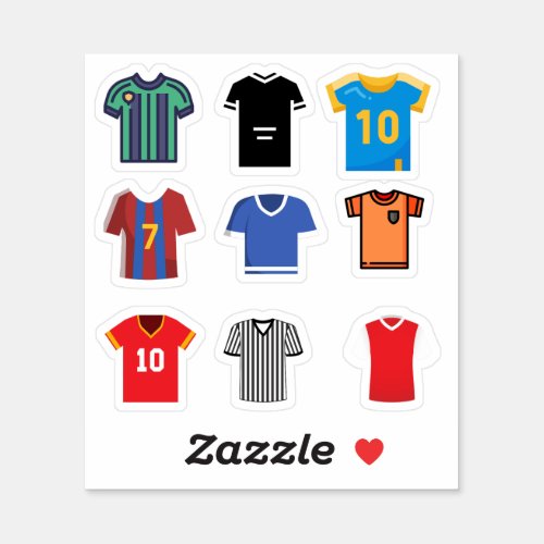 Football Shirt Stickers