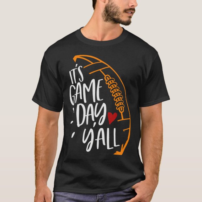 Football Shirt Women Football Player Mom Game Day (Front)