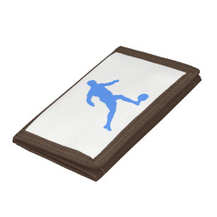 Football Silhouette Tri-fold Wallet