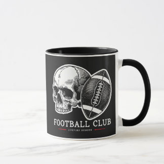 Football Skeleton Football Club Lifetime Member  Mug