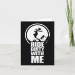 Football Skeleton Playing Football Halloween Skull Card