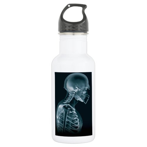 Football Skeleton Water Bottle