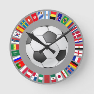FOOTBALL SOCCER 2018 ROUND CLOCK