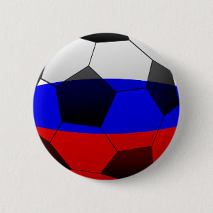 FOOTBALL SOCCER 2018 tricolor ball SYMBOL Button