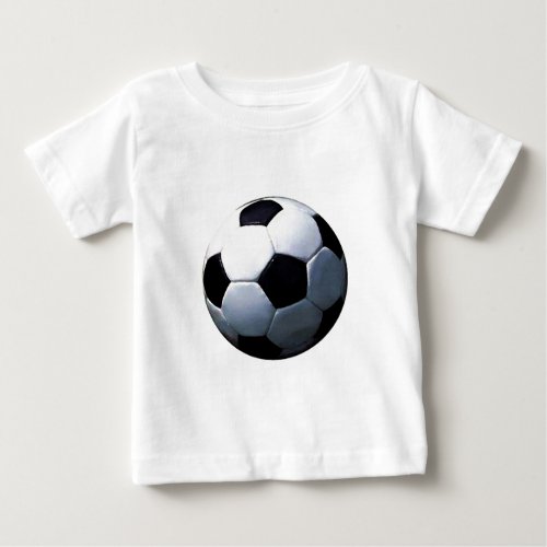 Football _ Soccer Ball Baby T_Shirt