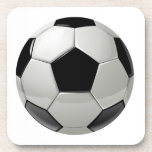 Football Soccer Ball Beverage Coaster at Zazzle