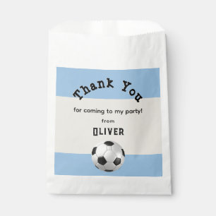 Football Soccer Ball Birthday Party Favor Bag