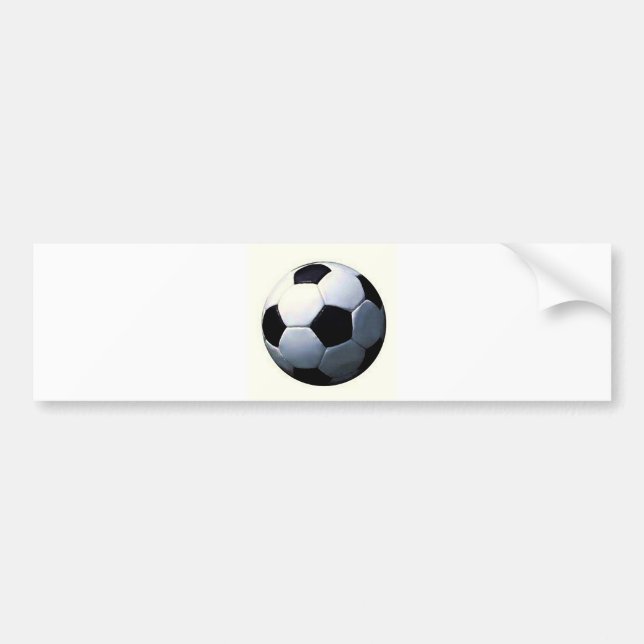Football - Soccer Ball Bumper Stickers (Front)