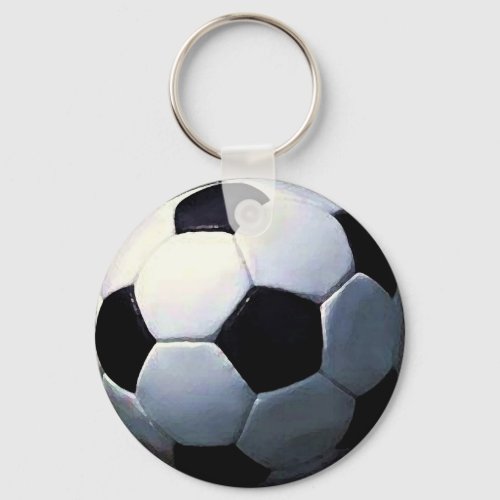 Football _ Soccer Ball Keychain