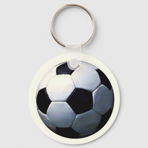 Football _ Soccer Ball Keychain