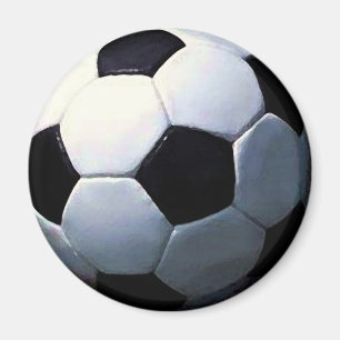 Football - Soccer Ball Magnet