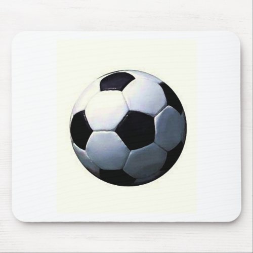 Football _ Soccer Ball Mouse Pad