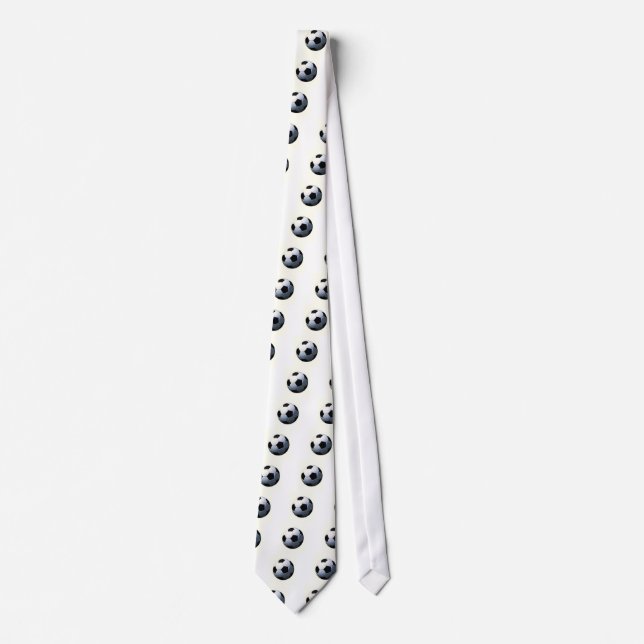 Football - Soccer Ball Neck Tie (Front)