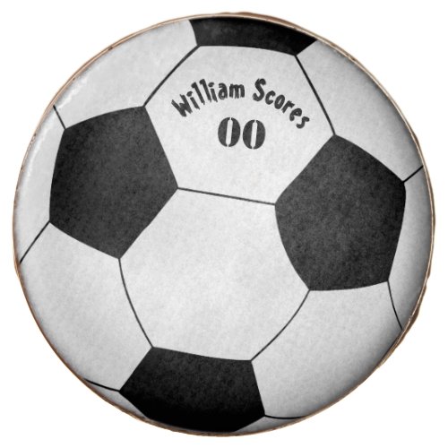 Football  Soccer Ball party with Name  Number Chocolate Covered Oreo
