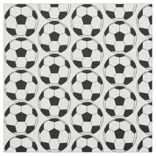 Football Soccer Ball Pattern. Fabric