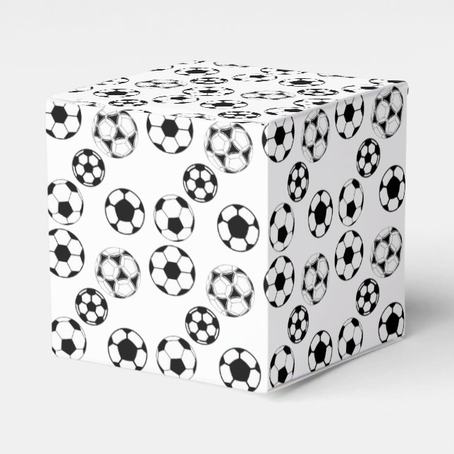 Football soccer boys birthday party supplies favor boxes (Front Side)