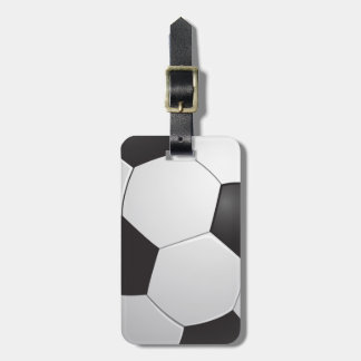 Football Soccer Luggage Tag