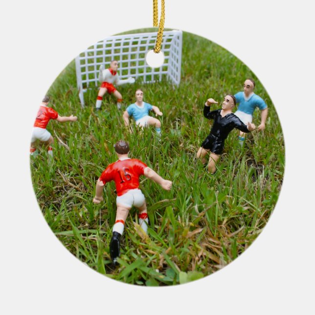 Football/Soccer Match Ornament (Front)