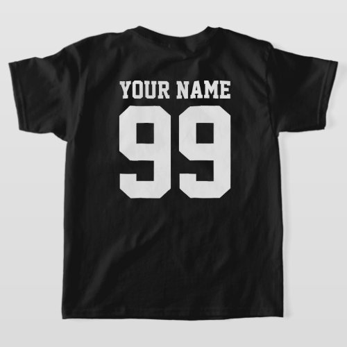 Football Soccer Name Number Boy Girl Personalised T_Shirt