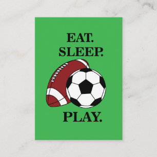 Football Soccer Player Coach Business Card